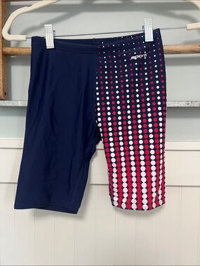 Men’s Sporti jammer size 28 USA Jammer red white blue